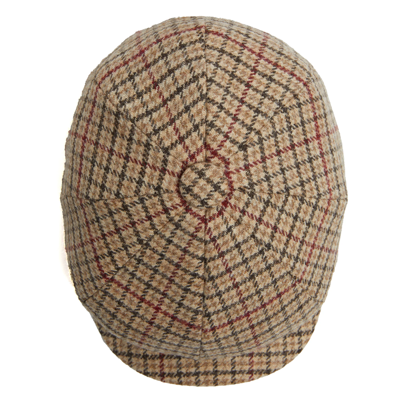 Holland Cooper Baker Boy Tweed Cap - Charlton Tweed-2