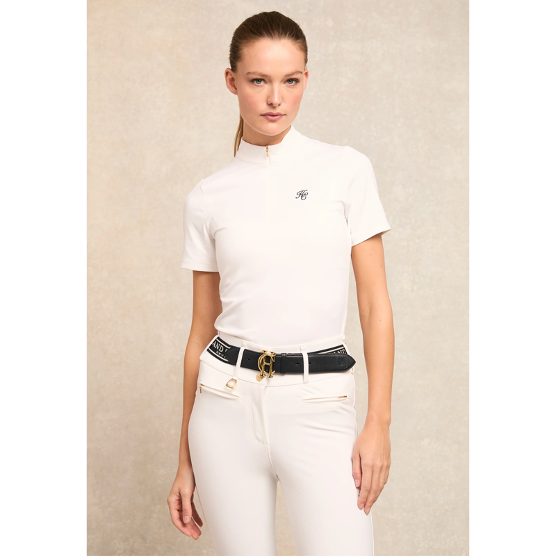 Holland Cooper Burghley Logo Riding Belt - Black-2