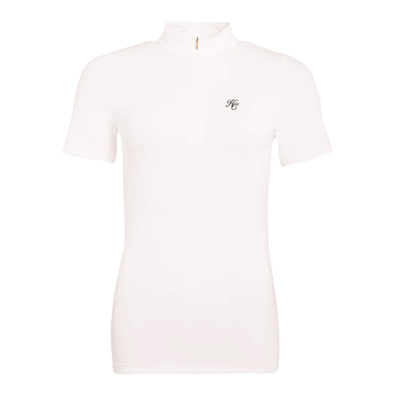 Holland Cooper Burghley Short Sleeve Base Layer - White-4