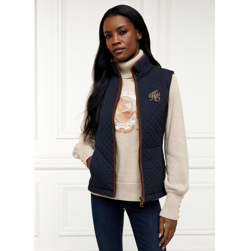 Holland Cooper Cambridge Gilet - Ink Navy-2