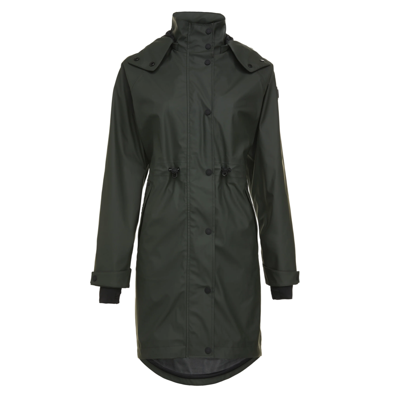 Holland Cooper Chartwell Rain Parka - Evergreen-6