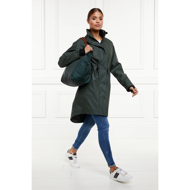Holland Cooper Chartwell Rain Parka - Evergreen-2