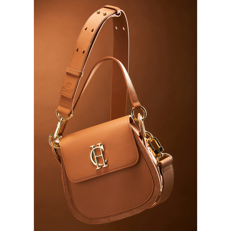 Holland Cooper Chelsea Saddle Bag - Tan-9