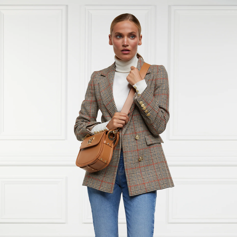 Holland Cooper Chelsea Saddle Bag - Tan-8