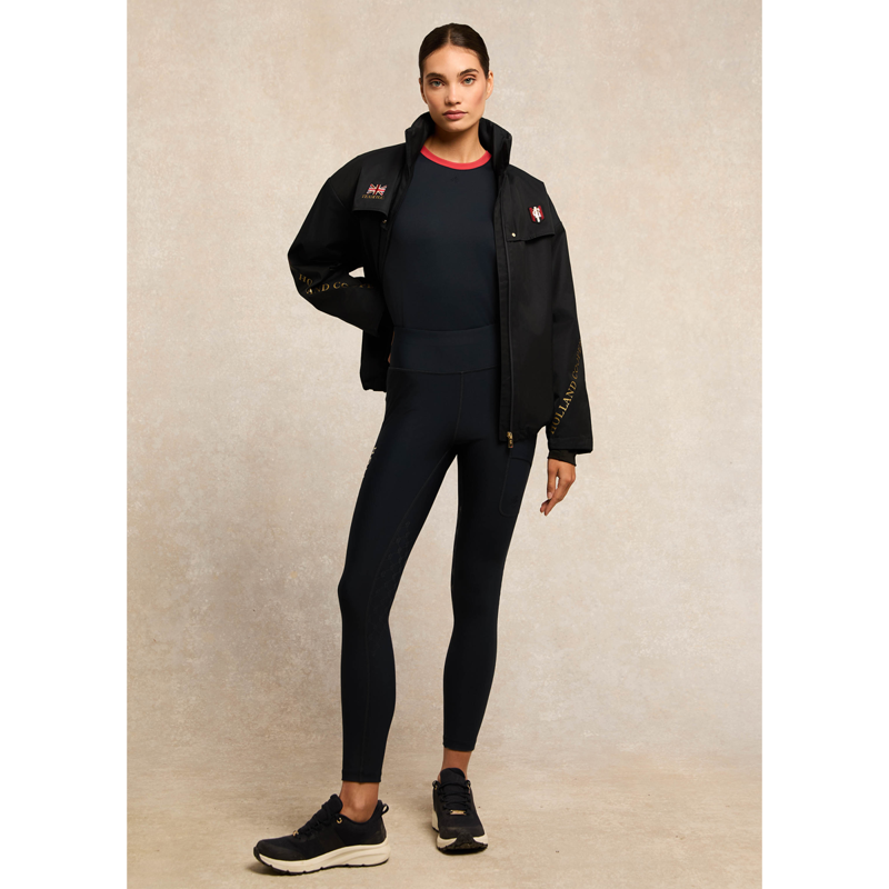 Holland Cooper Chiltern Ringer Tee - Ink Navy-4