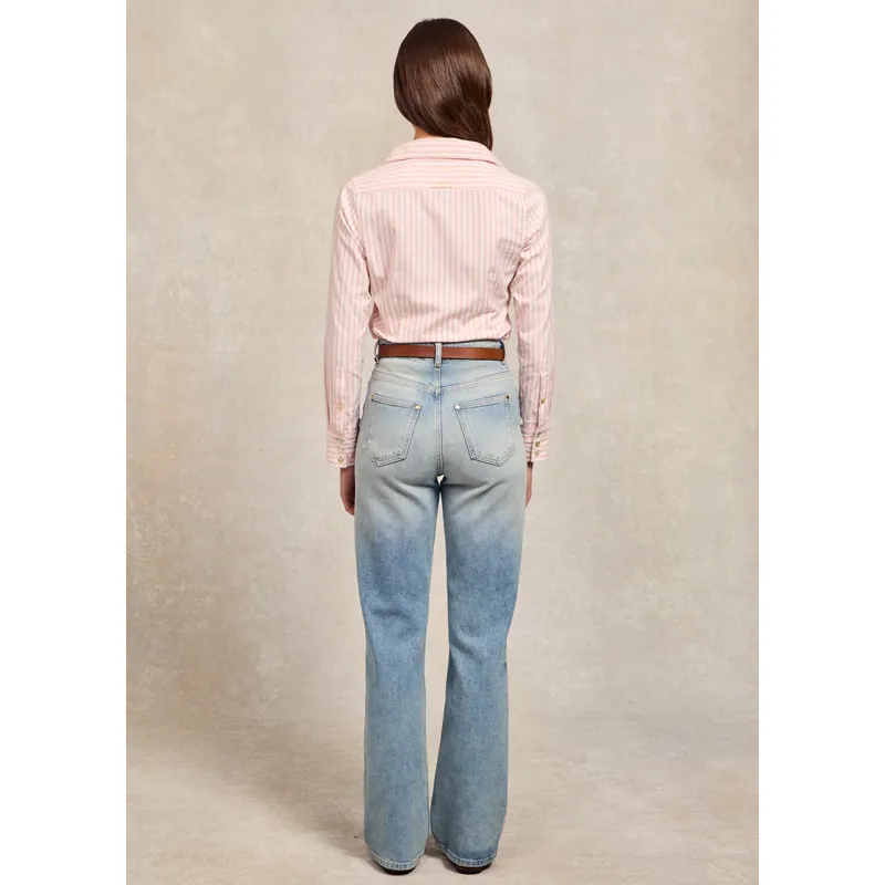 Holland Cooper Classic Button Down Shirt - Pink Stripe-2