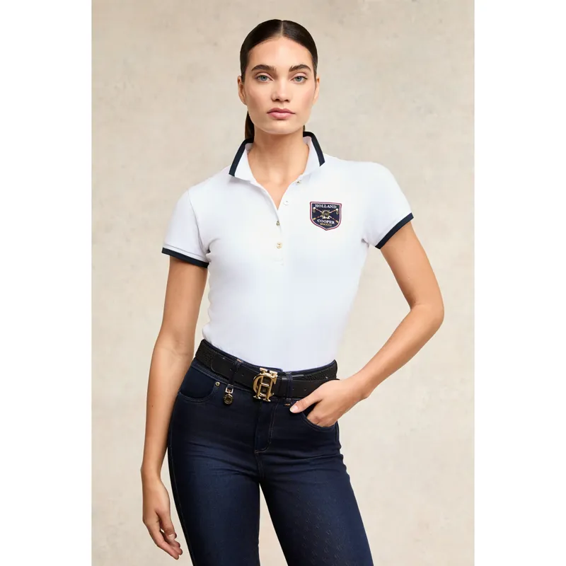 Holland Cooper Classic Polo Shirt - White
