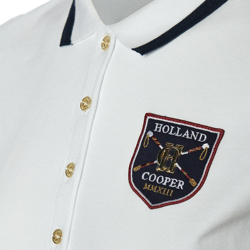 Holland Cooper Classic Polo Shirt - White-6