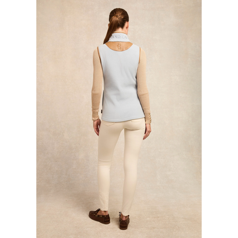 Holland Cooper Country Fleece Gilet - Pale Blue-4