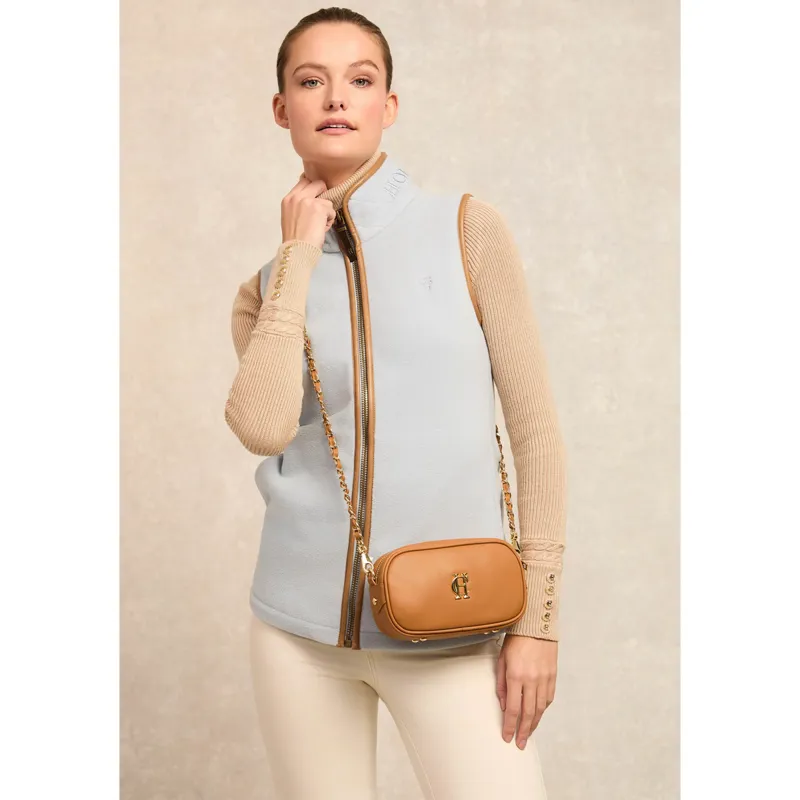 Holland Cooper Country Fleece Gilet - Pale Blue-1