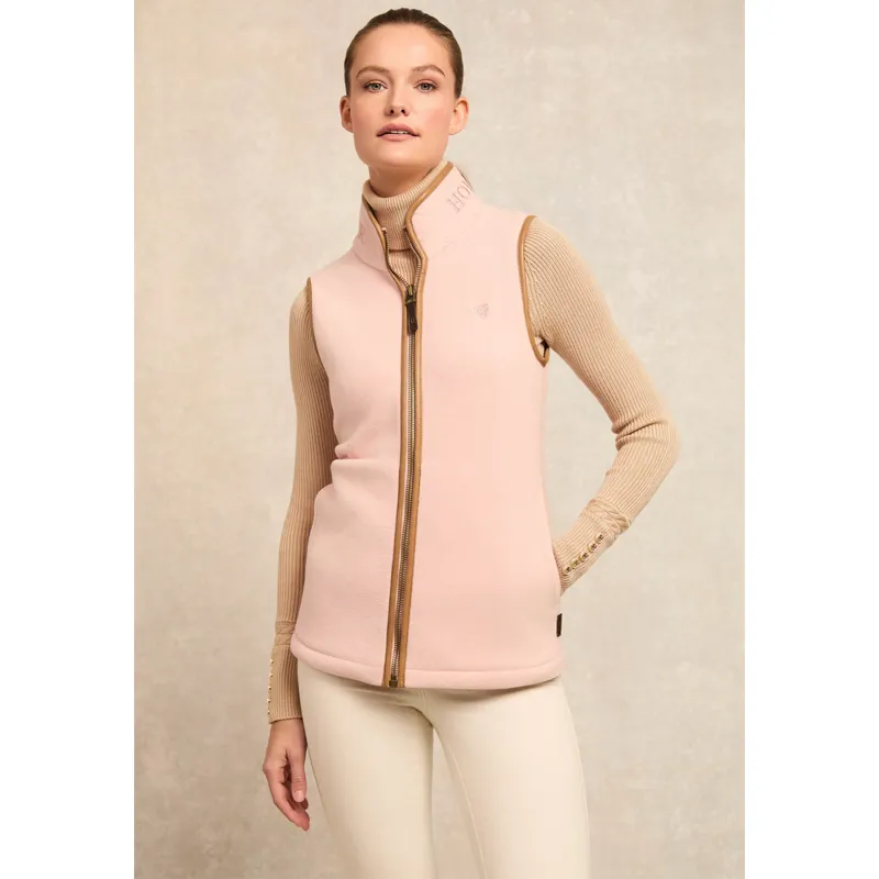 Holland Cooper Country Fleece Gilet - Soft Pink