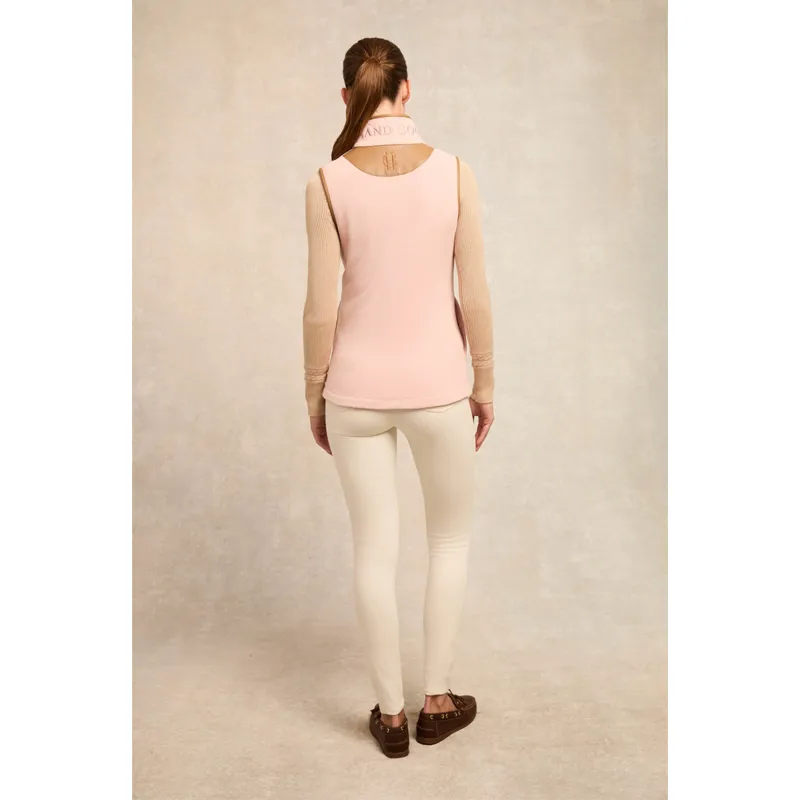 Holland Cooper Country Fleece Gilet - Soft Pink-4