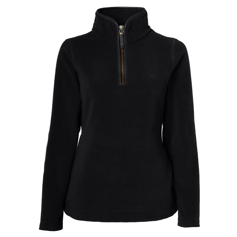 Holland Cooper Country Fleece Half Zip - Black-4