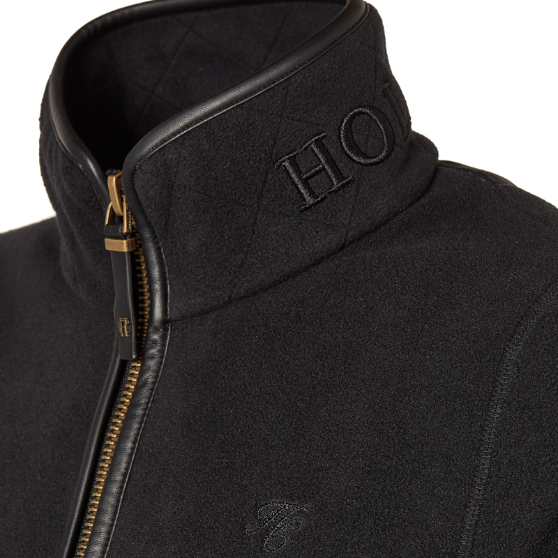 Holland Cooper Country Fleece Half Zip - Black-6