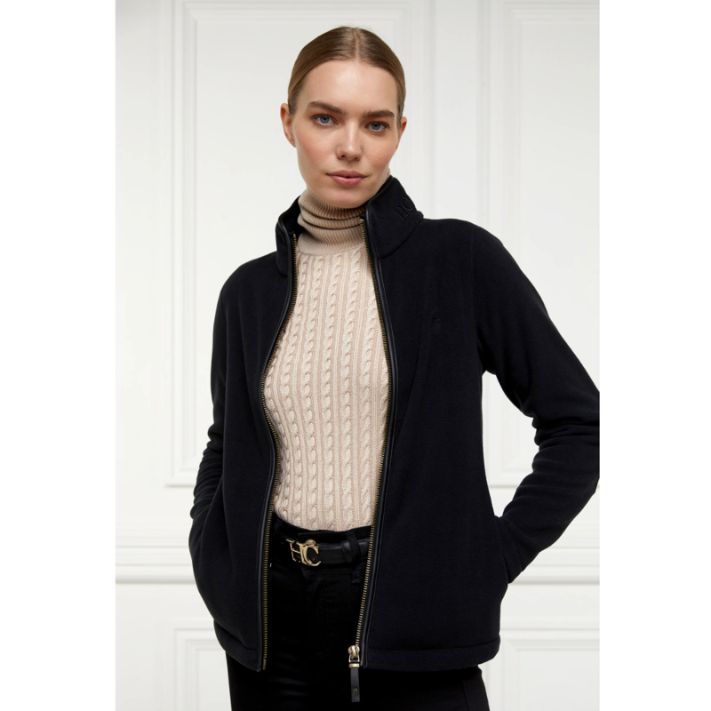 Holland Cooper Country Fleece Jacket - Black-2