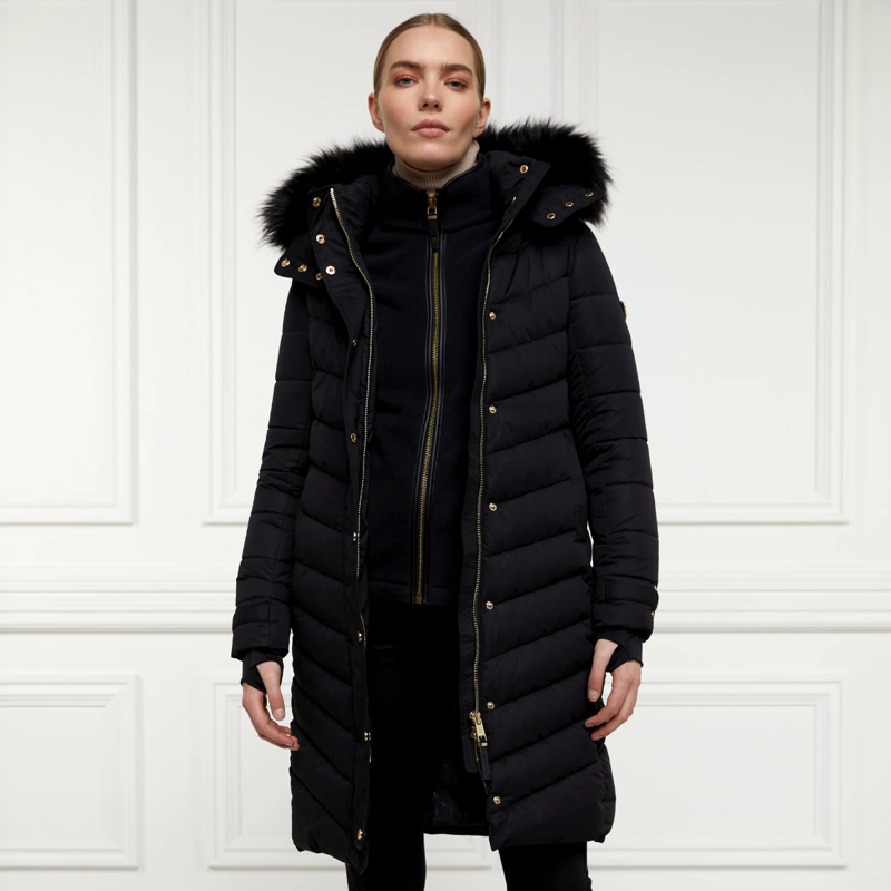 Holland Cooper Country Fleece Jacket - Black-5