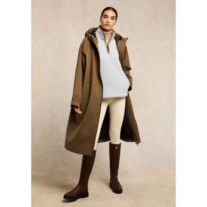 Holland Cooper Country Fleece Quarter Zip - Pale Blue-4