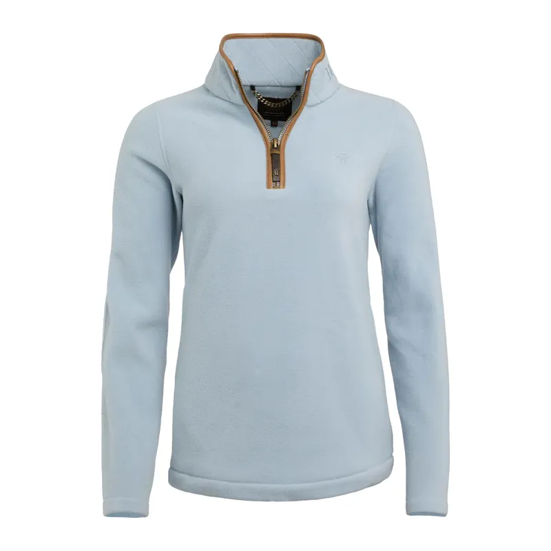 Holland Cooper Country Fleece Quarter Zip - Pale Blue-5