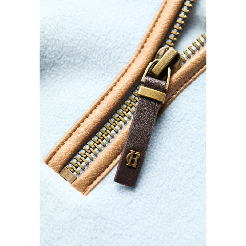 Holland Cooper Country Fleece Quarter Zip - Pale Blue-6