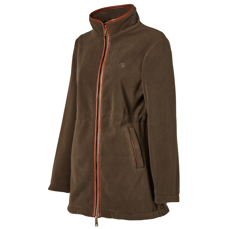 Holland Cooper Country Longline Fleece - Khaki-7