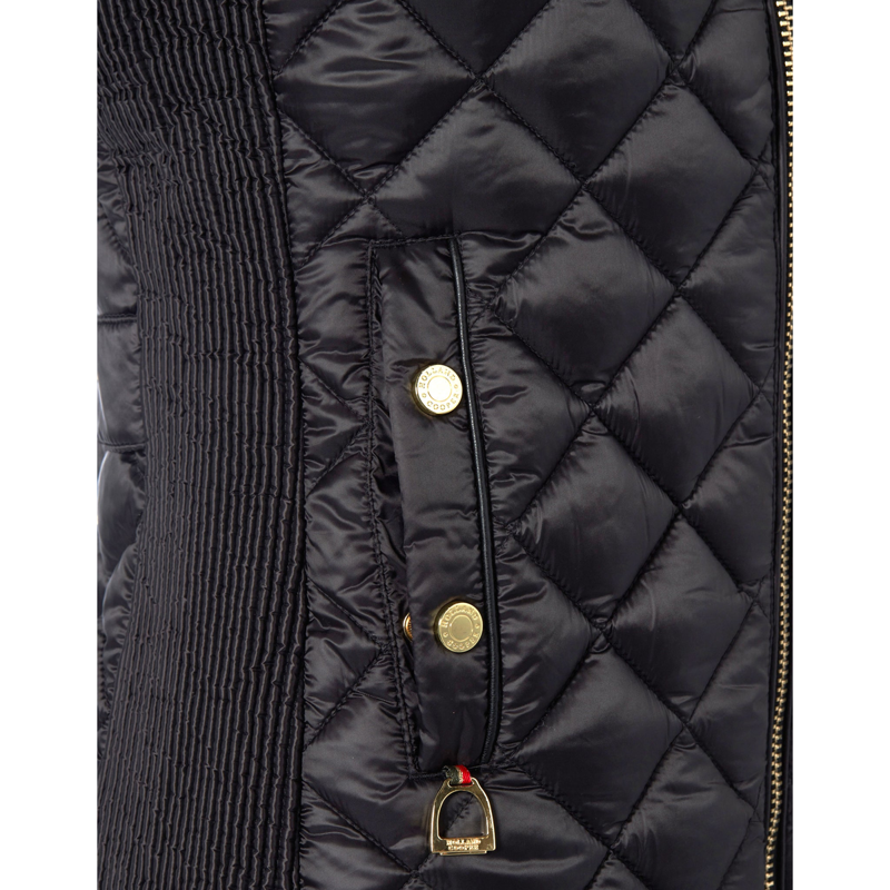 Holland Cooper Diamond Quilt Classic Gilet - Black-8