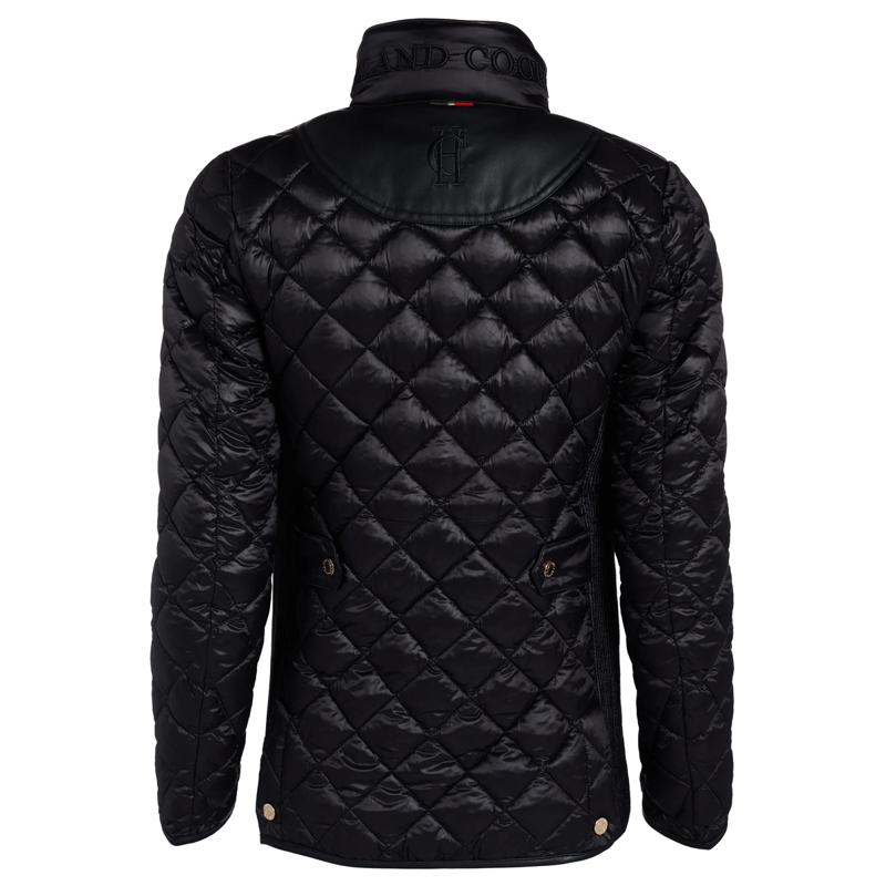 Holland Cooper Diamond Quilt Classic Jacket - Black-2