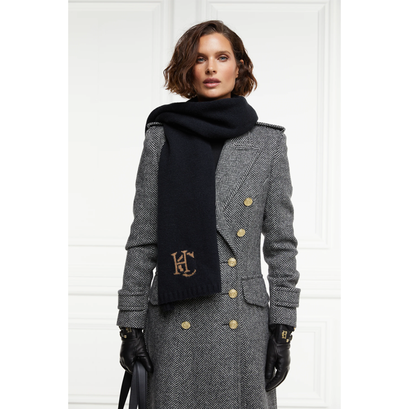 Holland Cooper Elle Scarf - Black-2