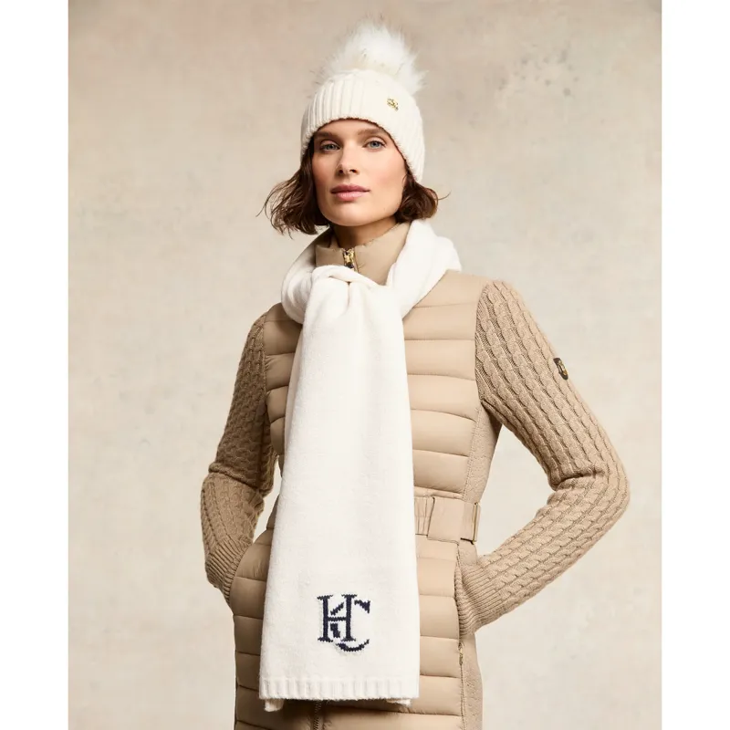 Holland Cooper Elle Scarf - Ecru-2