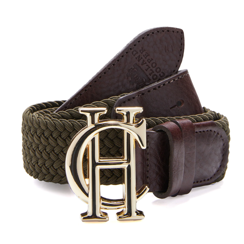 Holland Cooper HC Heritage Belt - Forest Green-1