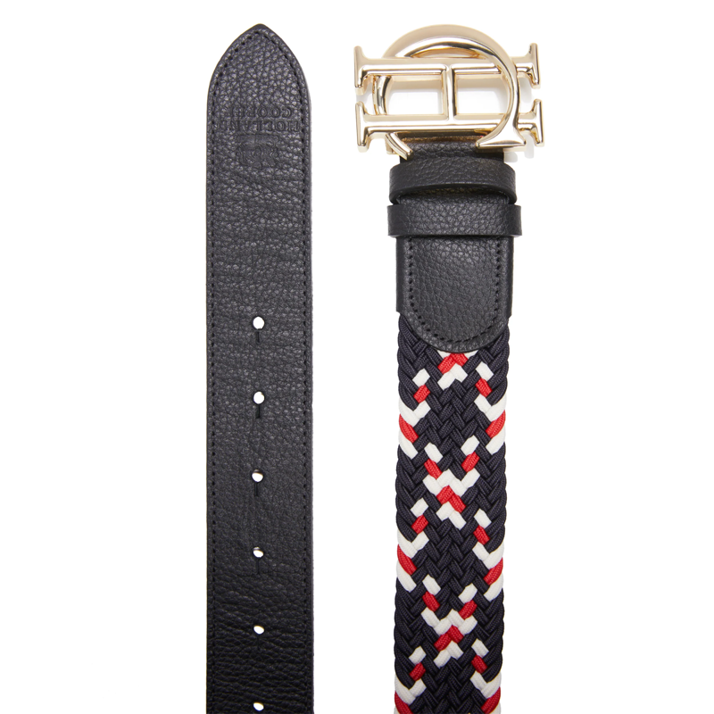 Holland Cooper HC Heritage Belt - Navy Tricolour-1