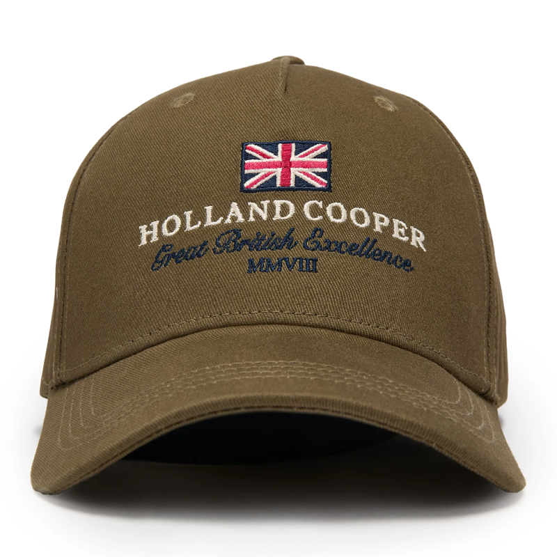 Holland Cooper Regatta Cap - Dark Khaki-1