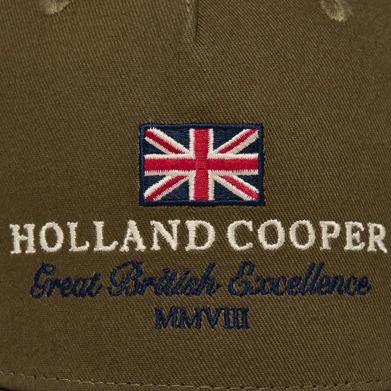 Holland Cooper Regatta Cap - Dark Khaki-5