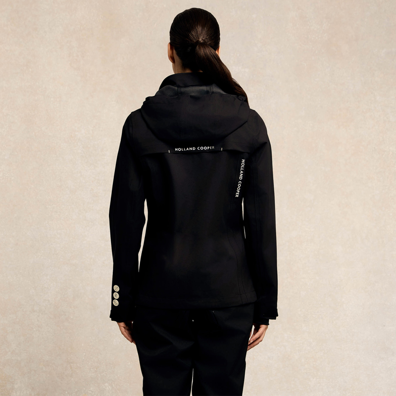 Holland Cooper Riding Shell Jacket - Black-4