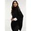 Holland Cooper Roll Neck Cape - Black