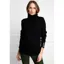 Holland Cooper Seattle Roll Neck Cable Knit - Black