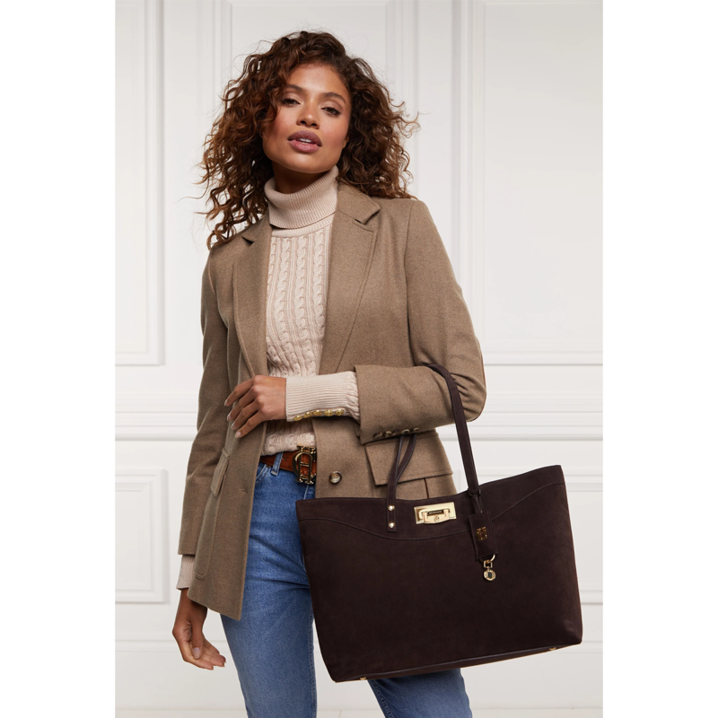 Holland Cooper Seattle Roll Neck Cable Knit - Oatmeal-5