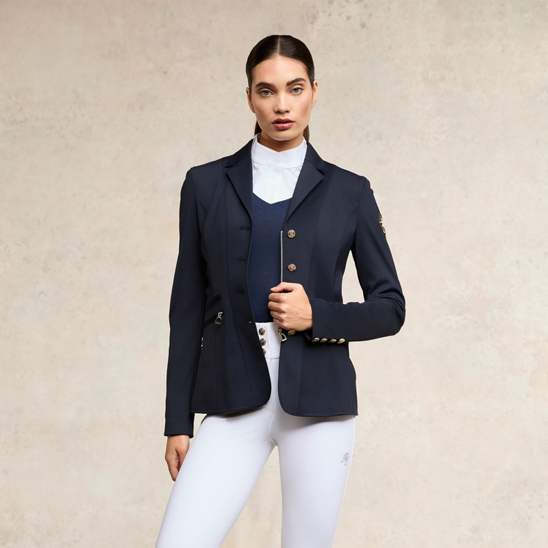 Holland Cooper Soft Touch V-Neck - Ink Navy-4