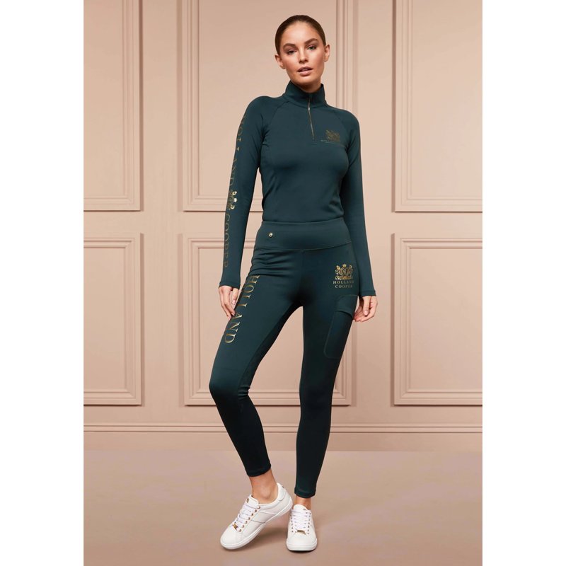 Holland Cooper Sport Legging - Petrol-1