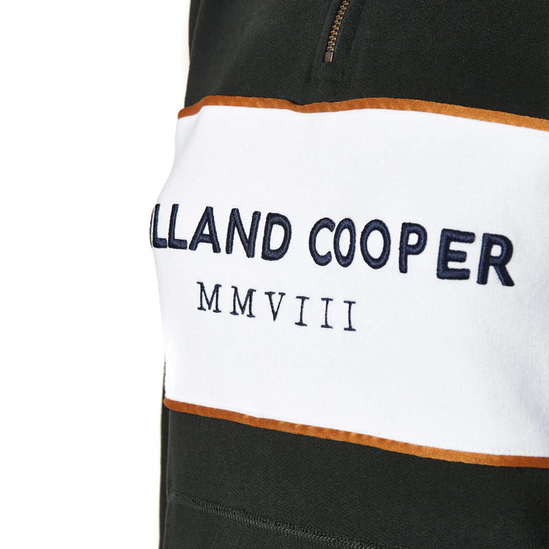 Holland Cooper Sporting Heritage Zip Henley - Racing Green-8