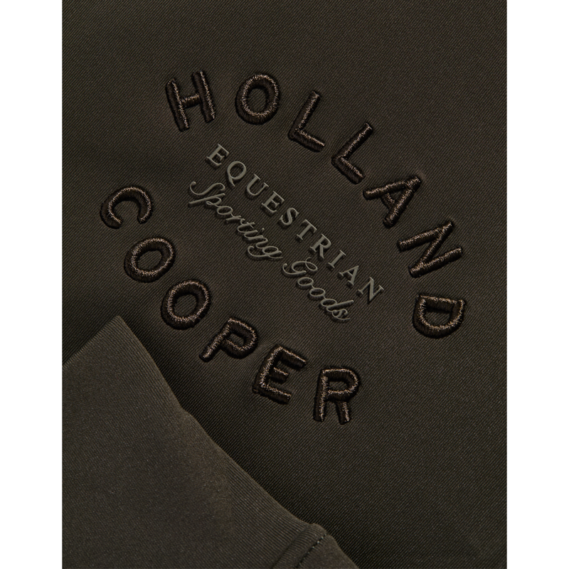 Holland Cooper Training Zip Through Sweat - Dark Olive-8