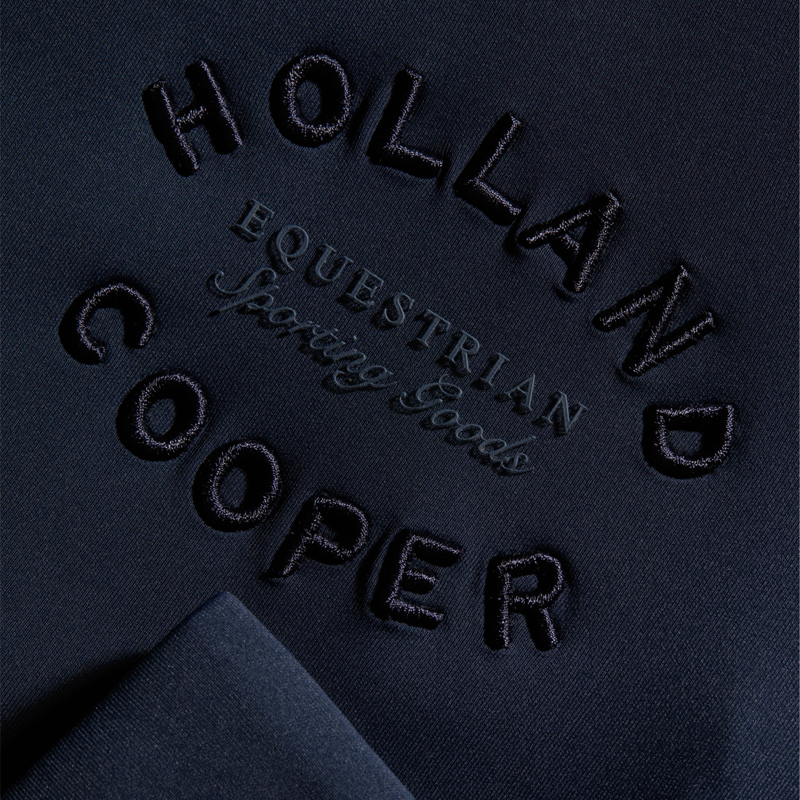 Holland Cooper Training Zip Through Sweat - Ink Navy-6