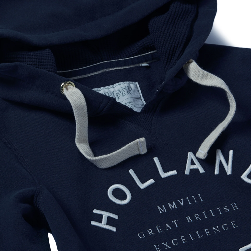 Holland Cooper Varsity Hoodie - Ink Navy-5