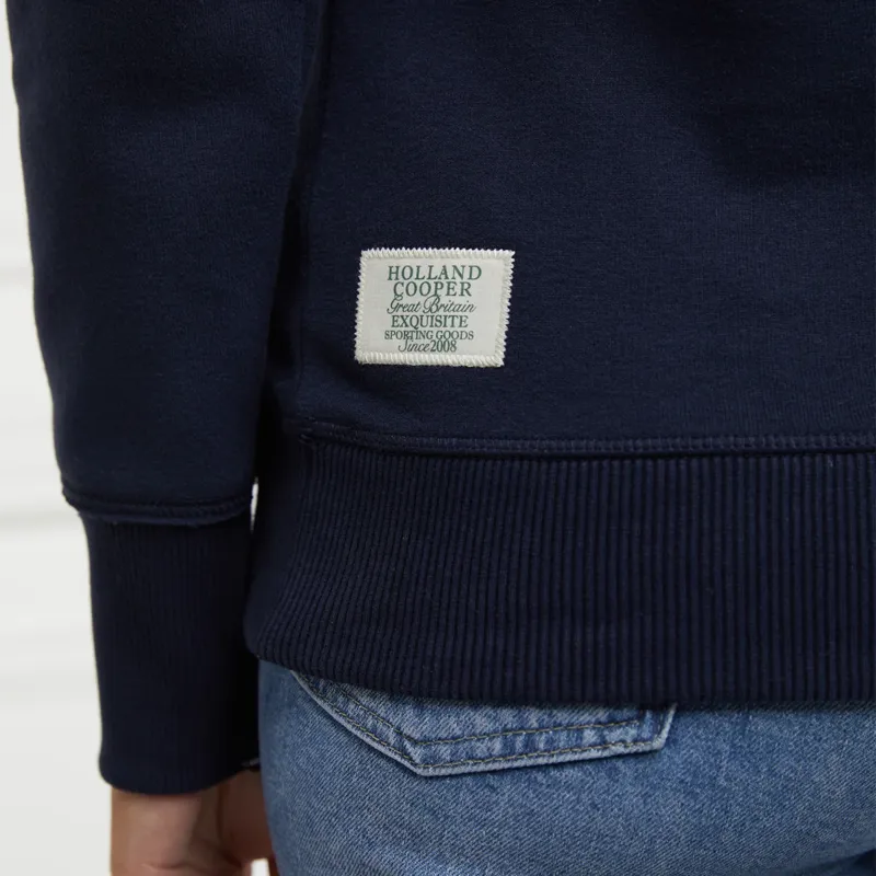 Holland Cooper Varsity Hoodie - Ink Navy-4