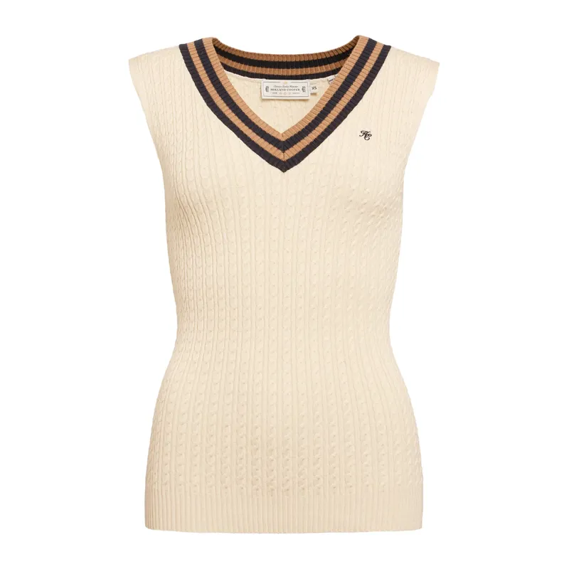 Holland Cooper Zoe Sleeveless Tank - Almond-4