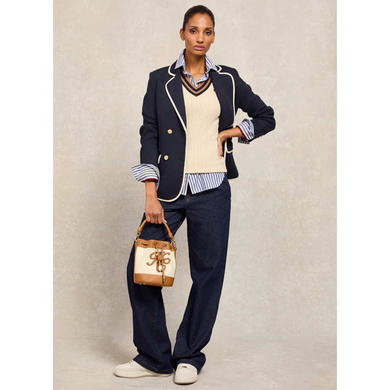 Holland Cooper Zoe Sleeveless Tank - Almond-5