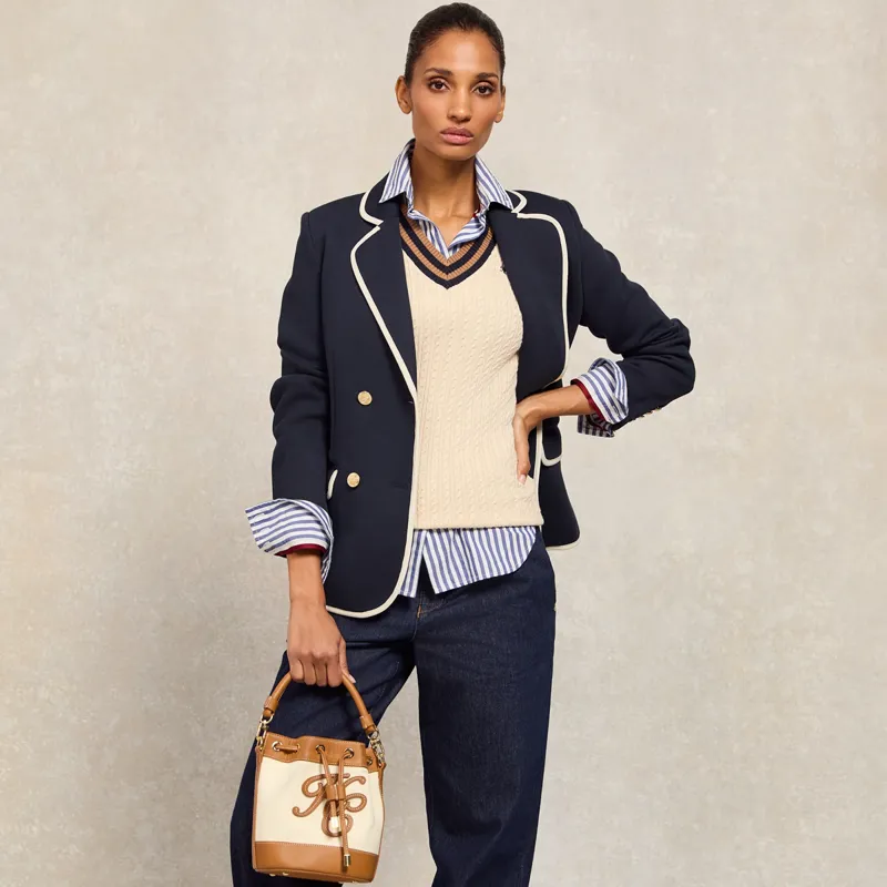 Holland Cooper Zoe Sleeveless Tank - Almond-2