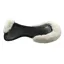 Horsena Regular Jumping Gel Pad with Rolled Edge Real Sheepskin - Black/Natural