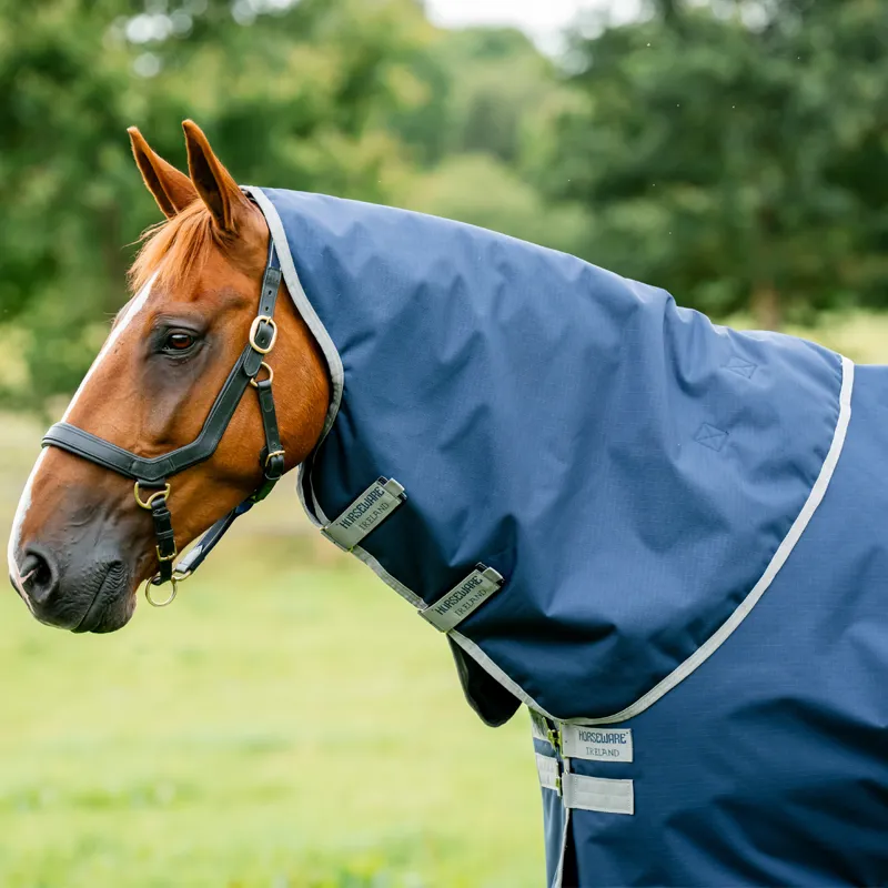 Horseware Amigo Ripstop 900 Plus 0g Turnout Rug - Navy/Titanium Grey-4