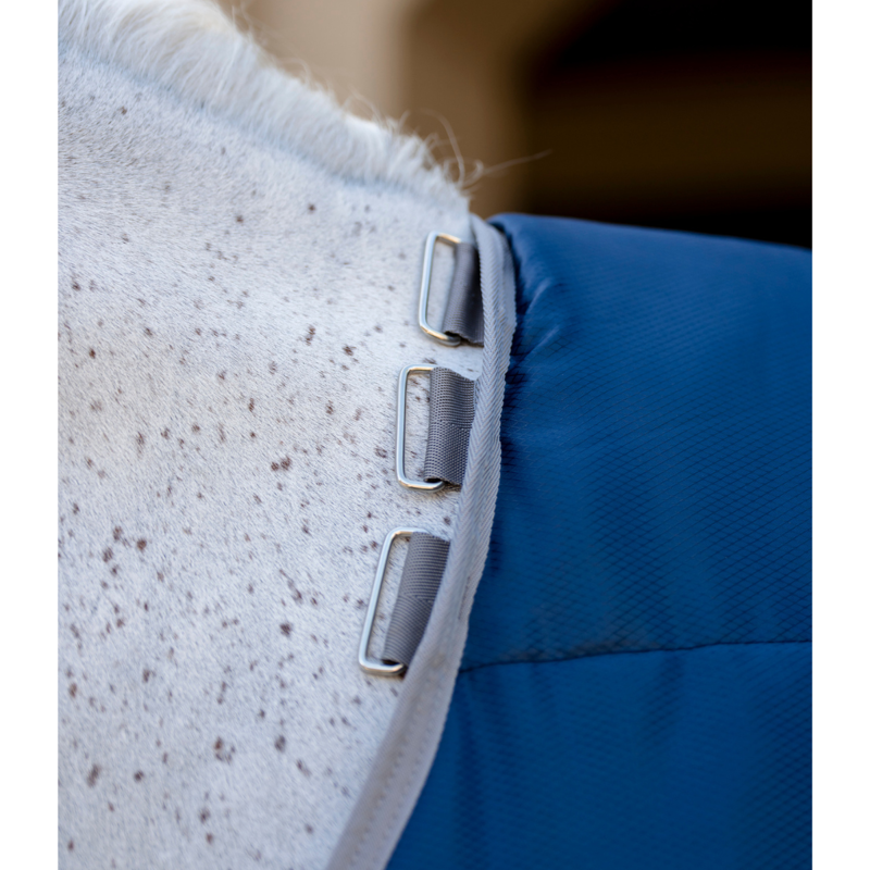 Horseware Amigo Ripstop Insulator 350g Plus Stable Rug - Navy/Titanium Grey-1