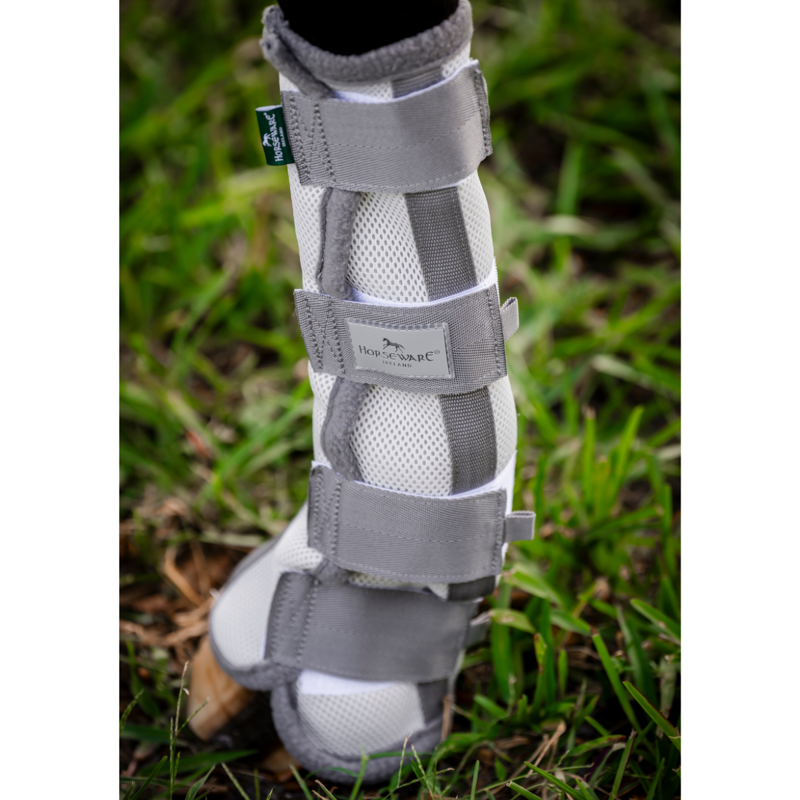 Horseware Fly Boots - Set of 2 - Silver/Titanium Grey Silver-2